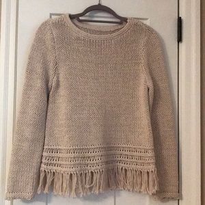 Fringe sweater